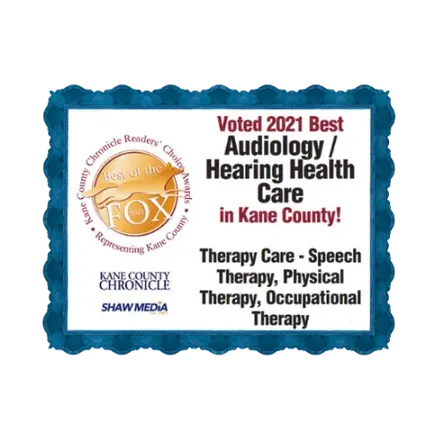 Best of the Fox 2021 award for hearing health care in Kane County