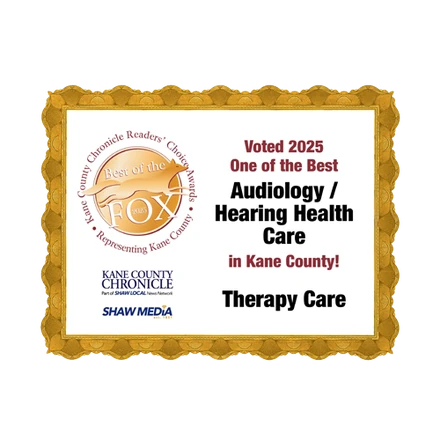 Best of the Fox 2025 award for hearing health care in Kane County